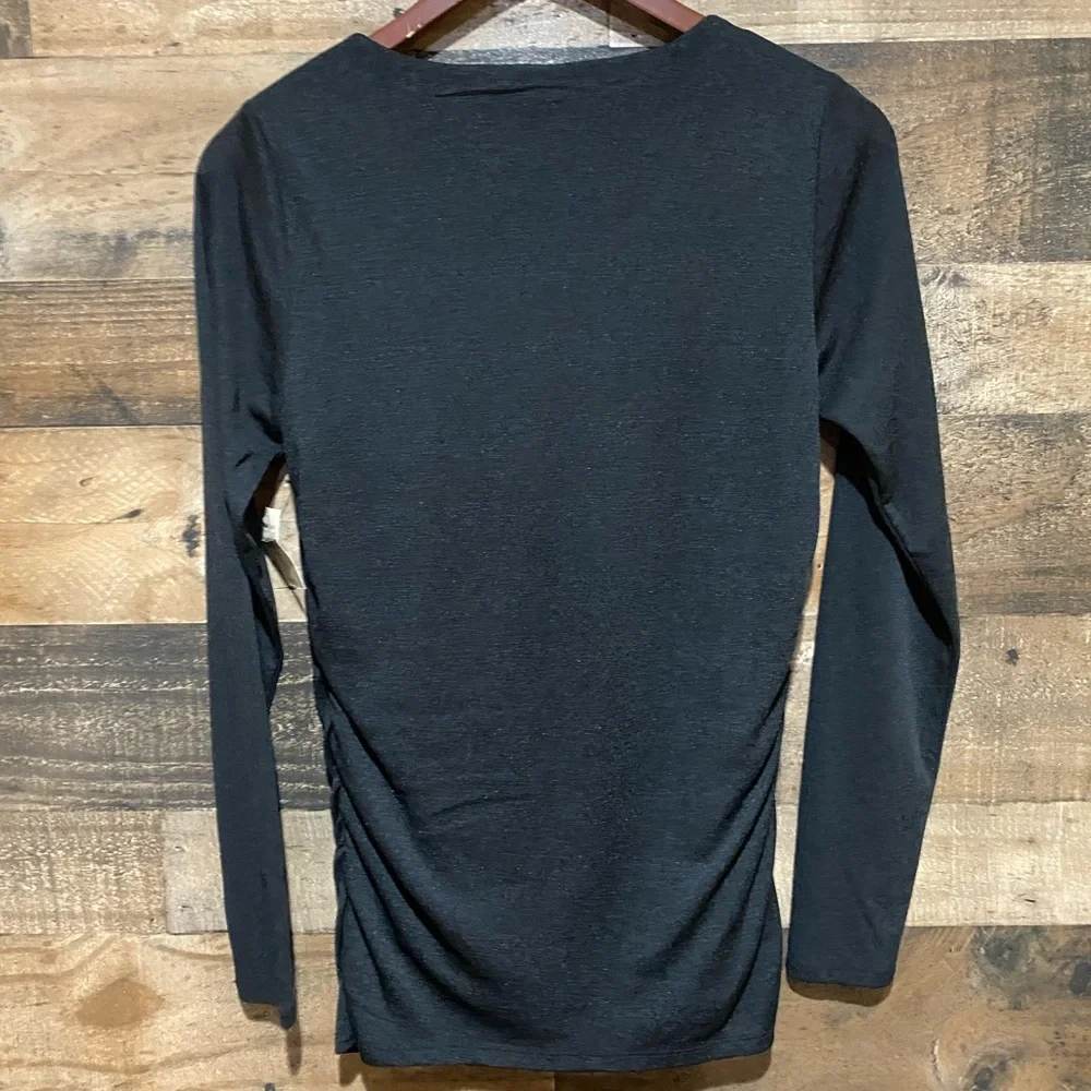 Coldwater Creek XS (4-6) Womens Black Ruched - Picture 3 of 3